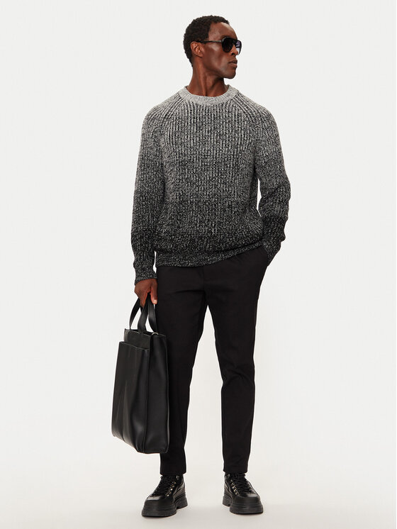 BOSS Boss Светр E-Ezrano 50526896 Сірий Regular Fit