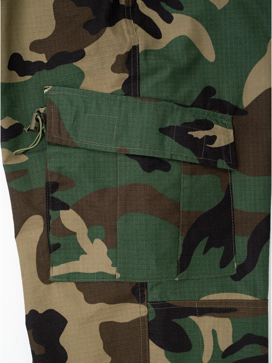 Jigga Wear Jigga Wear Spodnie cargo Bojówki Camo Moro Wojskowe Militarne Taktyczne RipStop 129987 Khaki Regular Fit