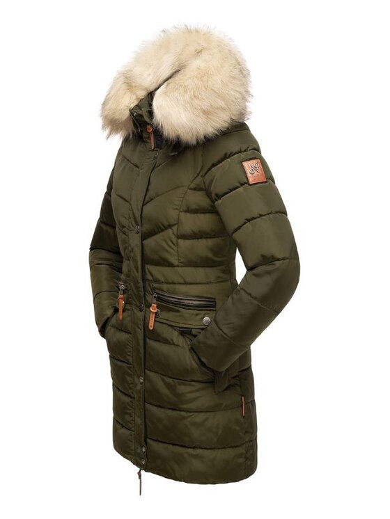Navahoo Navahoo Kurtka zimowa Paula princess Zielony Casual Fit