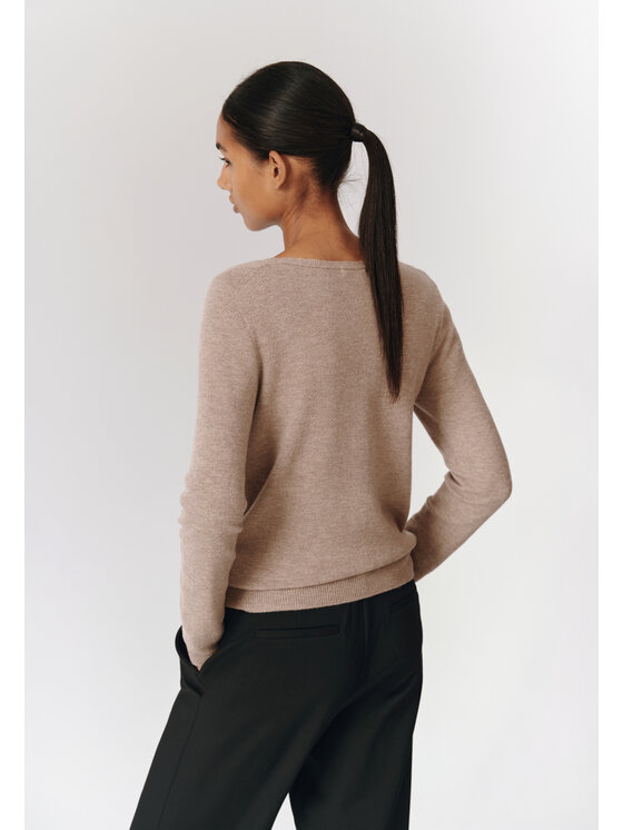 TATUUM TATUUM Sweter MERSA Brązowy Classic Fit
