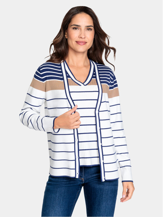 Olsen Kardigán 11004286 Farebná Regular Fit