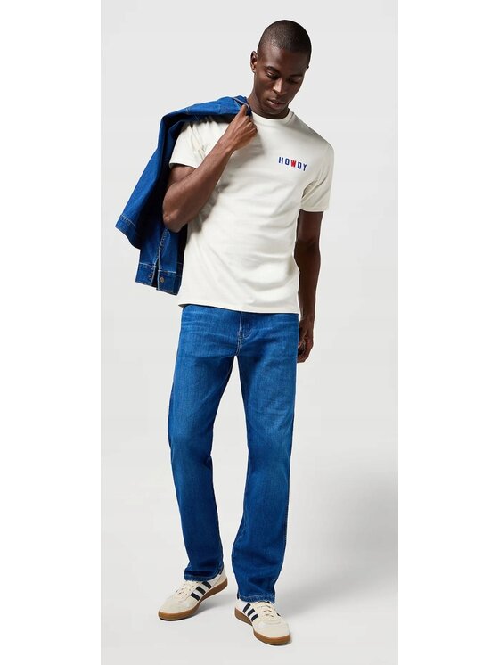 Wrangler Wrangler Jeansy Frontier Niebieski Relaxed Fit