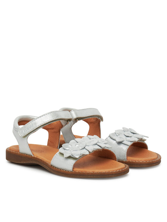 Froddo Froddo Sandale Lore Flowers G3150251-26 S Srebrna