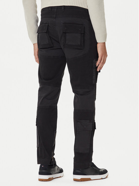 Aeronautica Militare Aeronautica Militare Hlače 252PA1664UCT04241 Crna Regular Fit