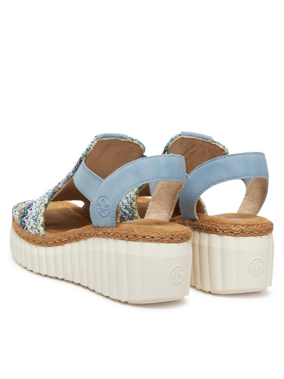 Rieker Rieker Sandali 69172-91 Modra