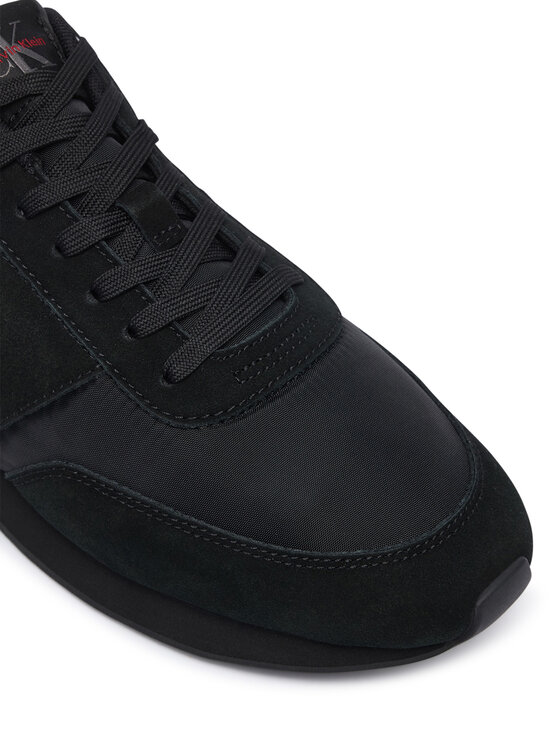 Calvin Klein Calvin Klein Сникърси Retro Runner Band Lth-Su HM0HM02212 Черен