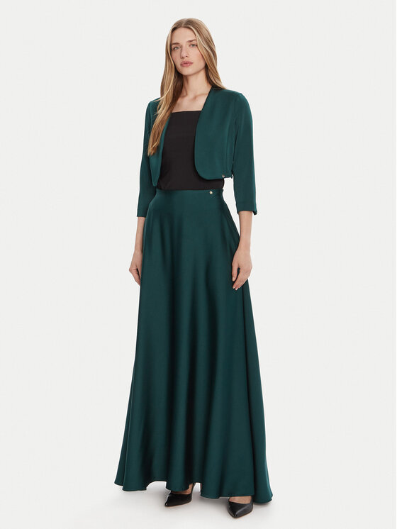 Rinascimento Rinascimento Trapéz szoknya CFC0125080003 Zöld Regular Fit