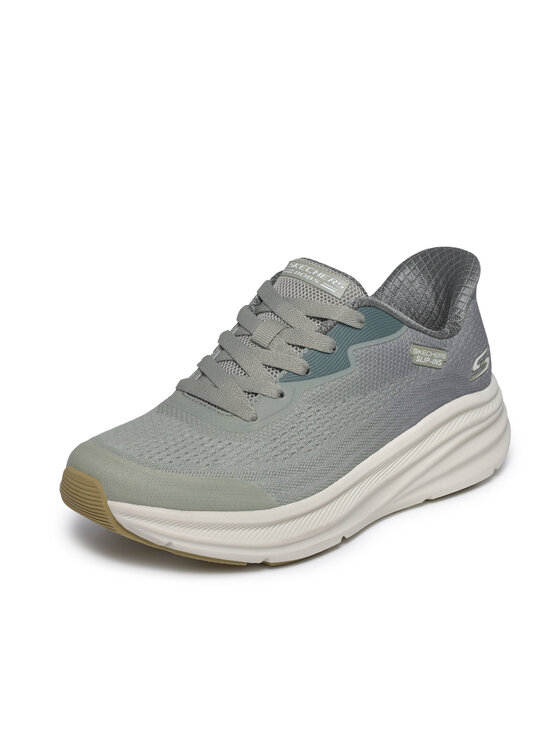 Skechers Skechers Sneakersy 117760-OLV Zielony ciemny