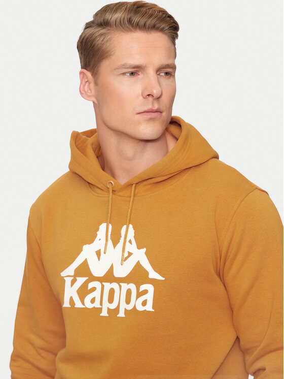 Kappa Kappa Суитшърт Malmo 3 Auth Kontemporary 341M43W Жълт Regular Fit