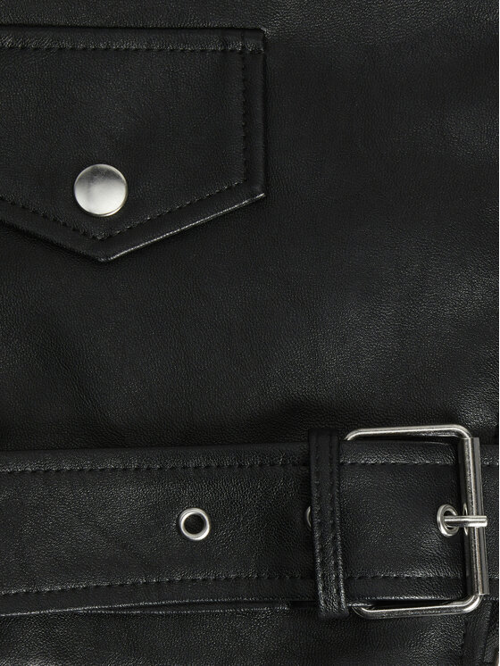 JJXX JJXX Giacca in similpelle Frida 12257725 Nero Loose Fit