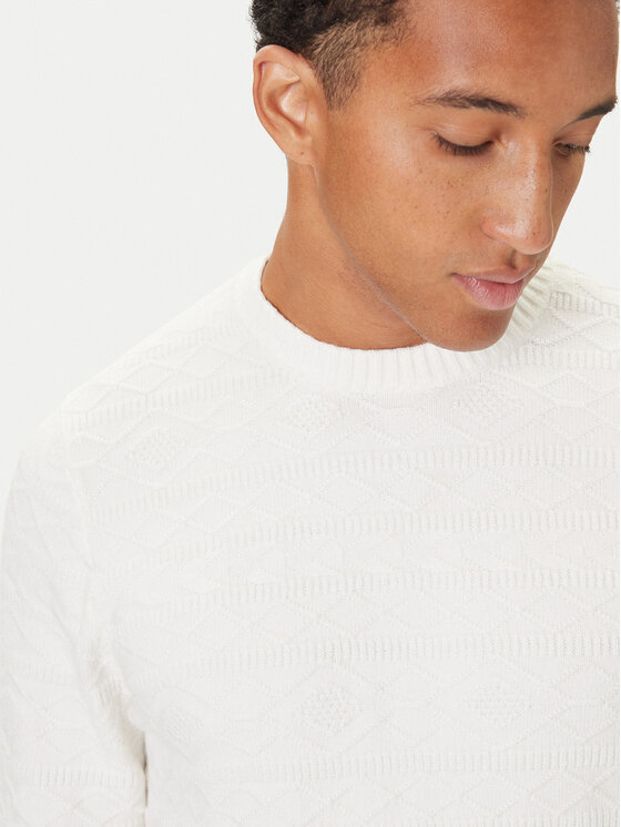 Guess Guess Pullover M5BR42 Z2ZK2 Écru Regular Fit