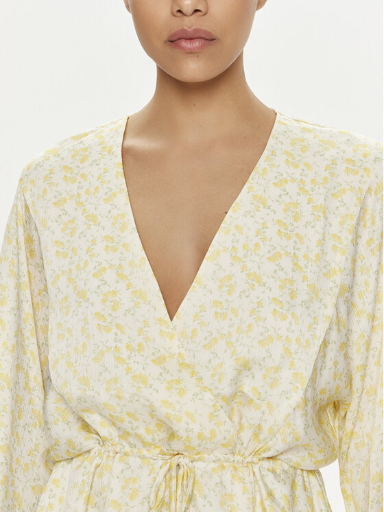 Gina Tricot Gina Tricot Sukienka letnia 22684 Żółty Loose Fit