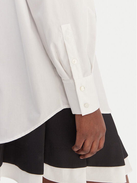 KARL LAGERFELD KARL LAGERFELD Koszula B1W11002 Biały Relaxed Fit