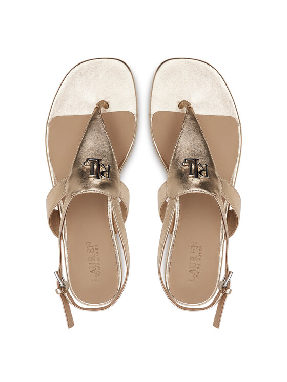 LAUREN RALPH LAUREN LAUREN RALPH LAUREN Sandały Everley 802970532001 Złoty