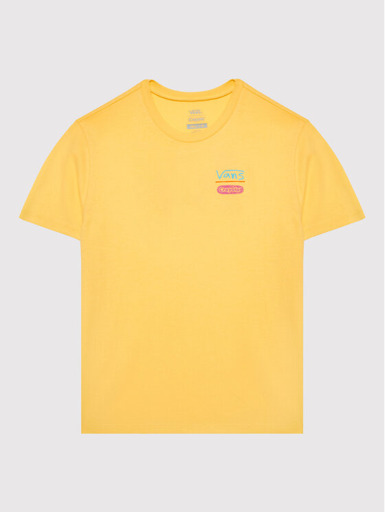 Vans Tricou Vans X Crayola VN0A7RL2 Galben Regular Fit