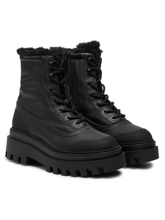 Calvin Klein Jeans Calvin Klein Jeans Traperid Flatform Lace Up Boot Padded YW0YW01557 Must