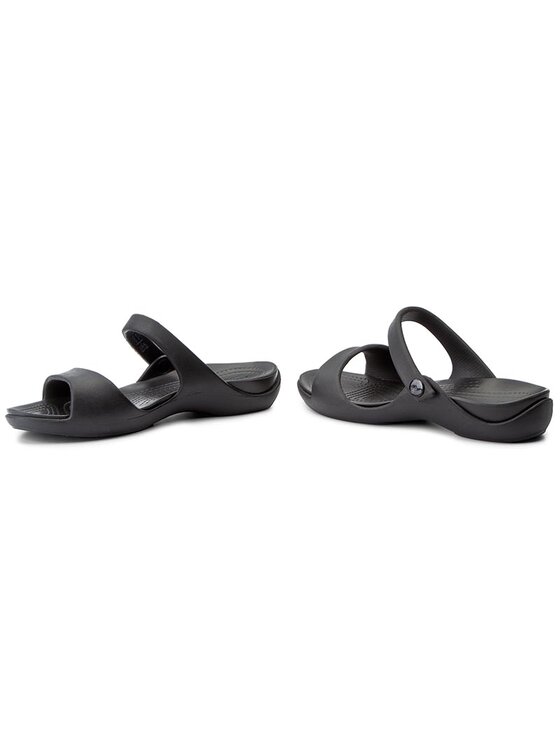Crocs Pantoletten Cleo V 204268 Schwarz Modivo