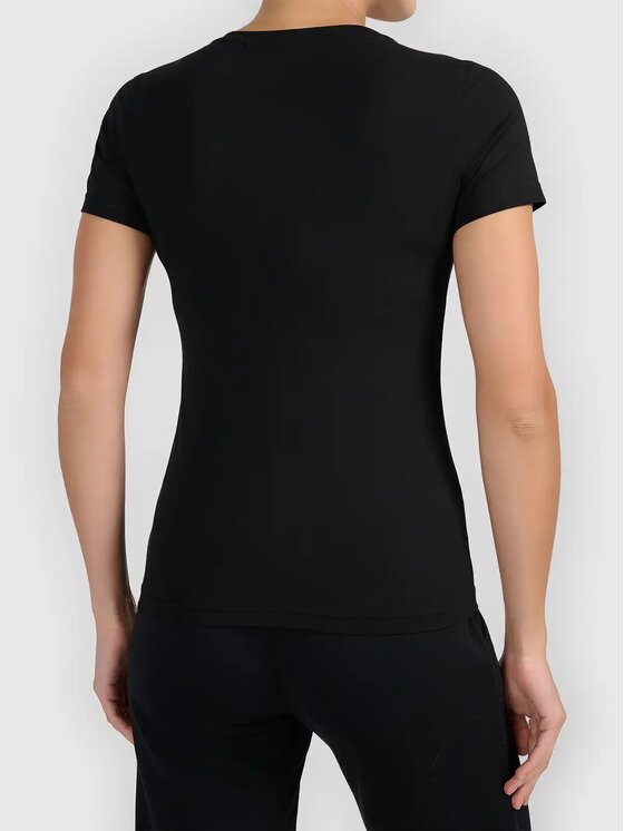 4F 4F T-shirt 4FWMM00TTSHF3307-20S Nero Authentic Slim Fit