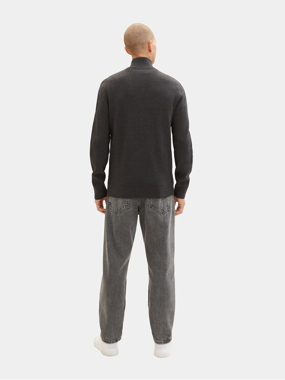 Tom Tailor Tom Tailor Sweter 1038317 Szary Regular Fit