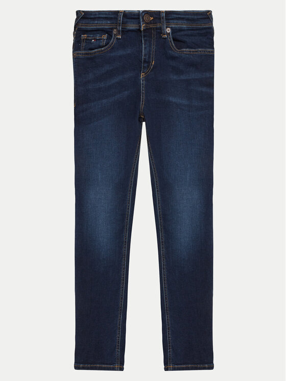 Tommy Hilfiger Tommy Hilfiger Jeans hlače KB0KB08752 S Mornarsko modra Regular Fit
