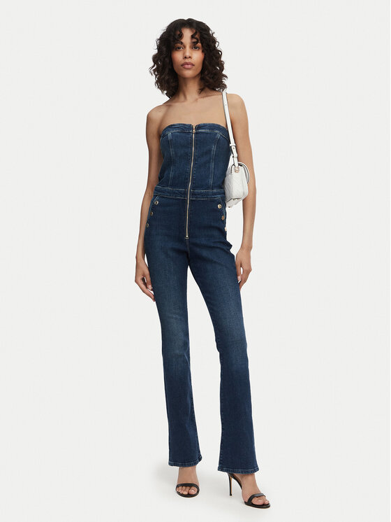 Guess Guess Ολόσωμη φόρμα W6RD0I D6883 Μπλε Regular Fit