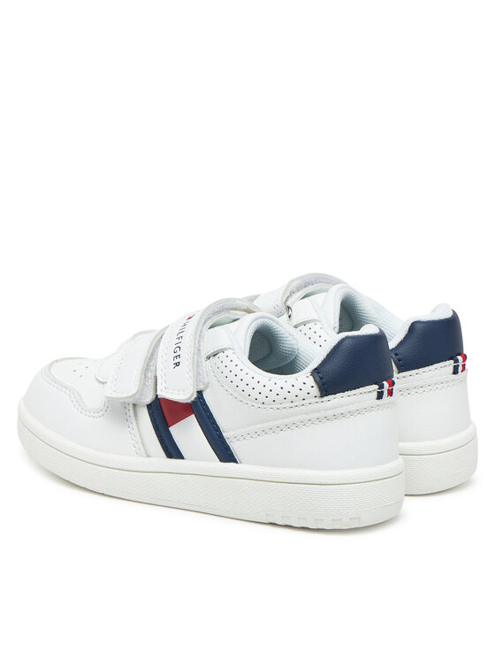 Tommy Hilfiger Tommy Hilfiger Sneakers Flag Low Cut Velcro Sneaker T1X9-33841-1355 M Bianco