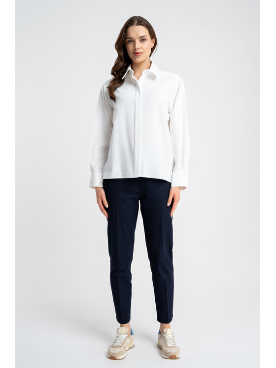 CLICK CLICK Παντελόνι υφασμάτινο 30-338 Σκούρο μπλε Close Fit