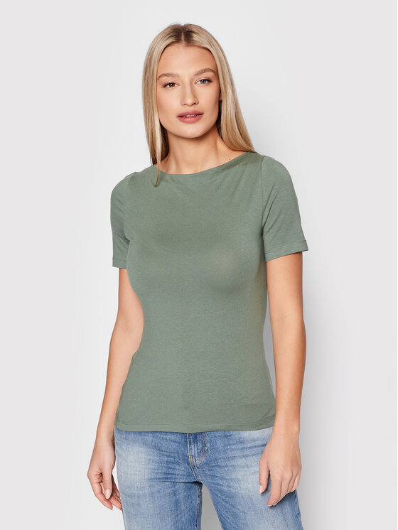 Vero Moda Vero Moda Tričko Panda 10231753 Zelená Regular Fit