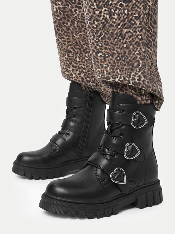 DeeZee Schnürschuhe CS5959-01 Schwarz