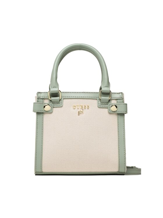 Guess Дамска чанта Mini Satchel Bag J3GZ08 WFH90 Бежов