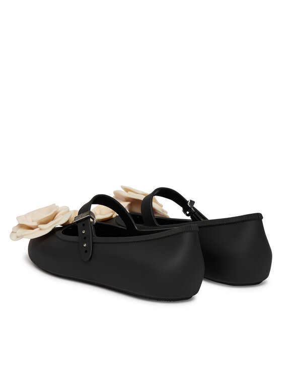Melissa Melissa Baleríny Melissa Soft Ballerina Petals Ad 37820 Černá