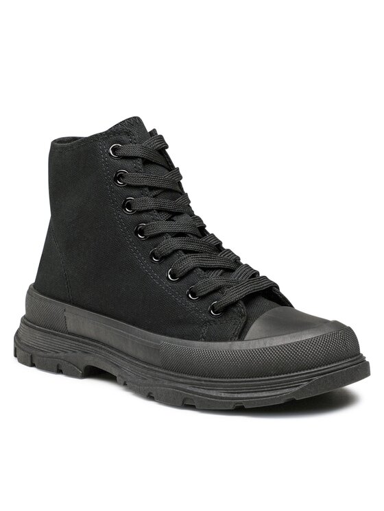 Jenny Fairy Jenny Fairy Sneakers aus Stoff WS200101-01 Schwarz
