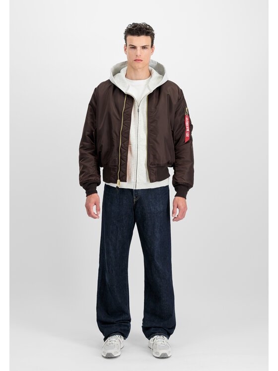 Alpha Industries Alpha Industries Kurtka bomber MA-1 Heritage Bomber Jacket Brązowy Core Fit