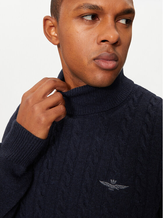 Aeronautica Militare Aeronautica Militare Golf 242MA1485L417 Tumesinine Regular Fit