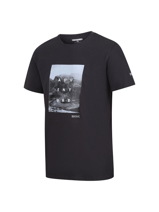 Regatta Regatta T-Shirt Breezed IV Szary Short Fit