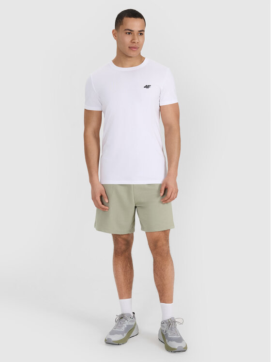 4F 4F T-Shirt MIDSHOP TEXTILE Biały Regular Fit