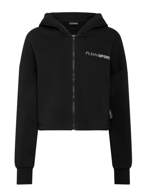 Plein Sport Plein Sport Bluza 13017 Czarny Regular Fit