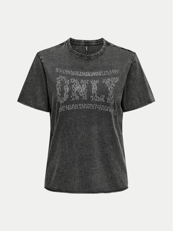 ONLY ONLY T-shirt Lucy 15332190 Crna Regular Fit