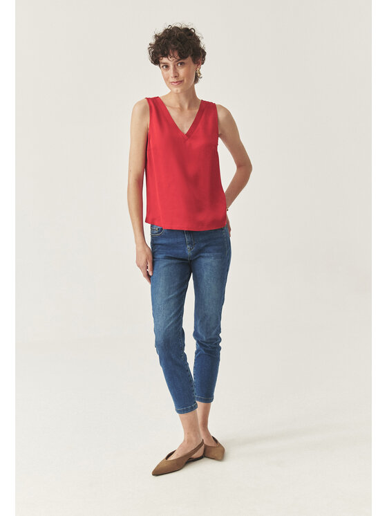 TATUUM Tatuum Bluzka SENNA Czerwony Loose Fit