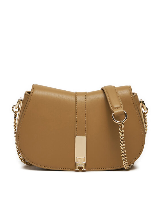 Geantă Tommy Hilfiger Heritage Crossover Chain AW0AW16287 Maro