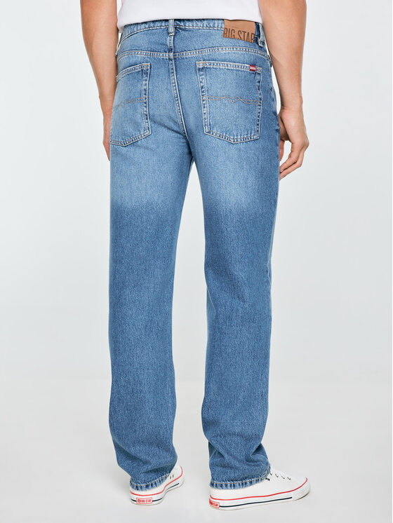 BIG STAR BIG STAR Jeansy ZACK Niebieski Loose Fit