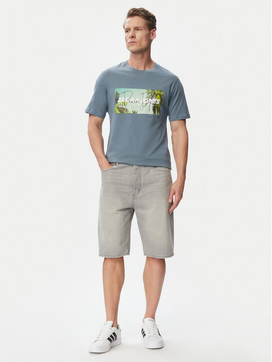 Jack & Jones Jack & Jones T-krekls Indiana Tee 12288112 Tumši zils Regular Fit