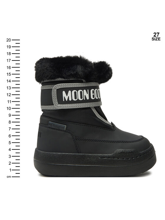 Moon Boot Moon Boot Μπότες Χιονιού Junior Park Strap 80D3440030 Μαύρο