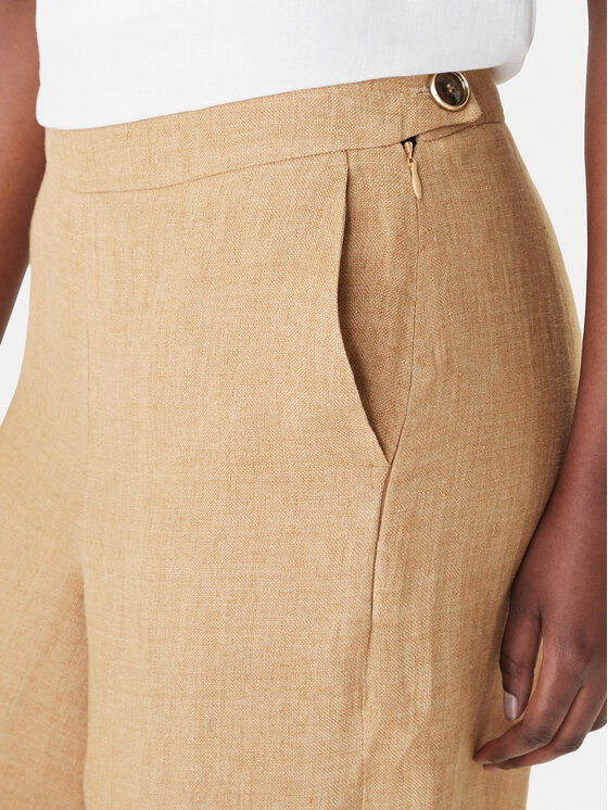 Marella Marella Palazzo kelnės Ottelia 2613131062 Smėlio Wide Leg