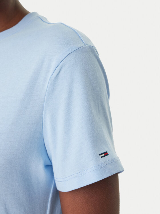 Tommy Jeans Tommy Jeans Marškinėliai DW0DW22277 Žydra Regular Fit
