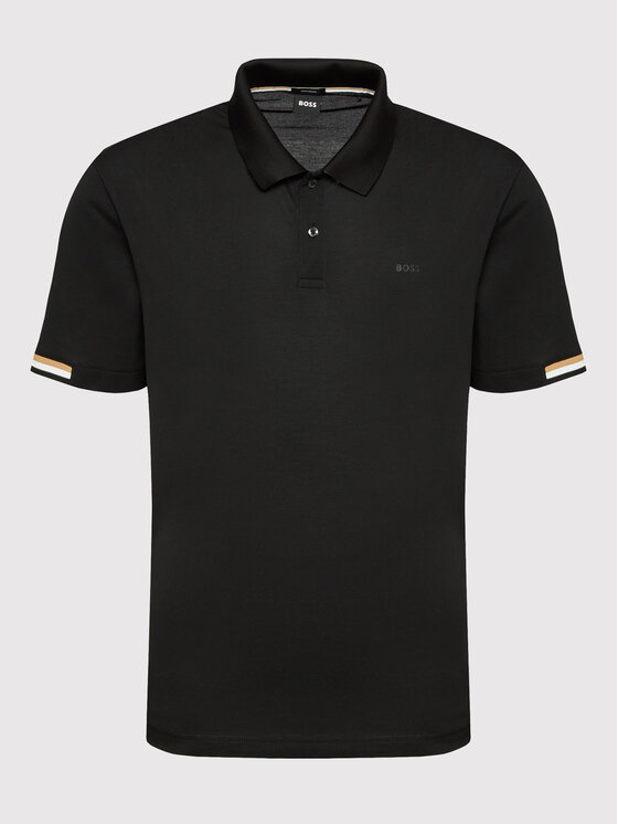 BOSS Boss Polo Parlay 147 50467113 Czarny Regular Fit