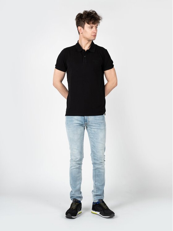 Iceberg Iceberg Polokošile F030631A Černá Regular Fit