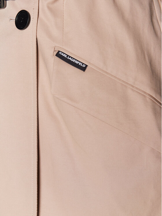 KARL LAGERFELD KARL LAGERFELD Преходно палто Transformer 225W1501 Черен Regular Fit