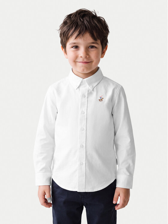 Beverly Hills Polo Club Cămașă P-SS26B-SH0151 Alb Regular Fit