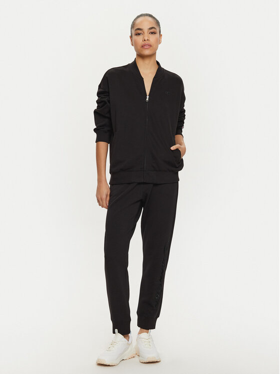 Champion Champion Majica dugih rukava 117542 Crna Loose Fit